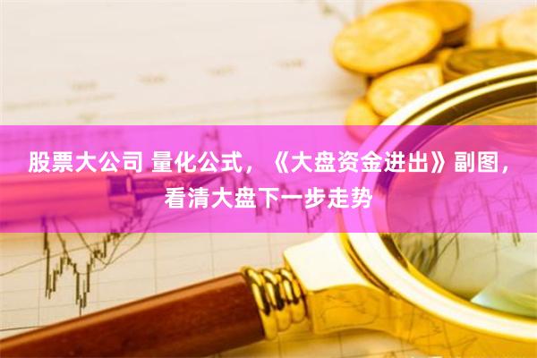股票大公司 量化公式,《大盘资金进出》副图,看清大盘下一步走势