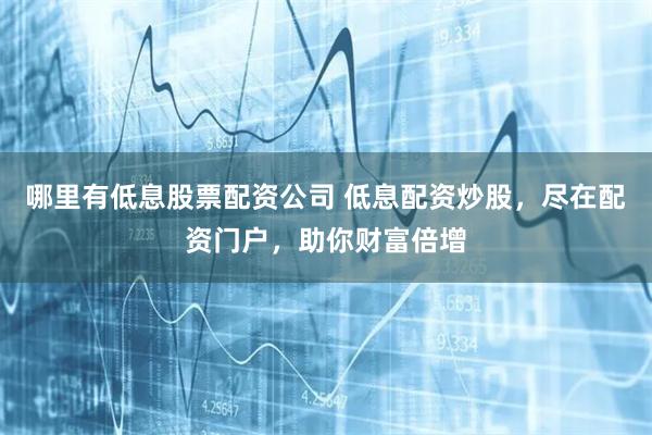 哪里有低息股票配资公司 低息配资炒股,尽在配资门户,助你财富倍增